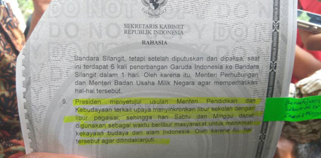 Batalkan Lima Hari Sekolah, Jokowi: Kita Mendengar Aspirasi Masyarakat