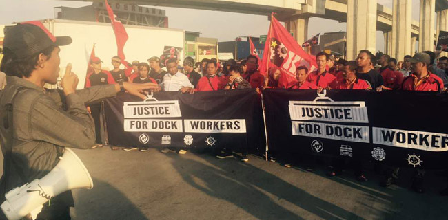 Buruh Pelabuhan Bongkar Kebobrokan Hutchison Dan ICTSI