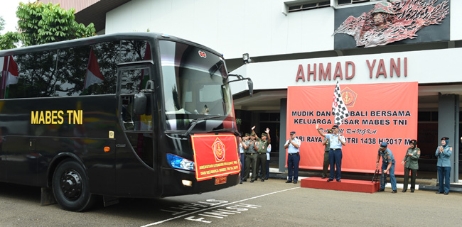 662 Prajurit Dan PNS TNI Mudik Gratis