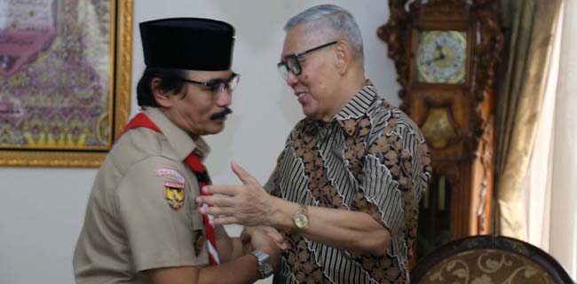 Try Sutrisno Apresiasi Gerakan Pramuka Yang Konsisten Kawal NKRI Dan Pancasila