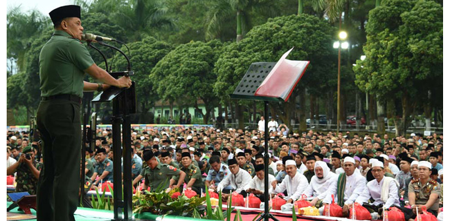 Jenderal Gatot: TNI, Rakyat Dan Ulama Tidak Mungkin Dipisahkan