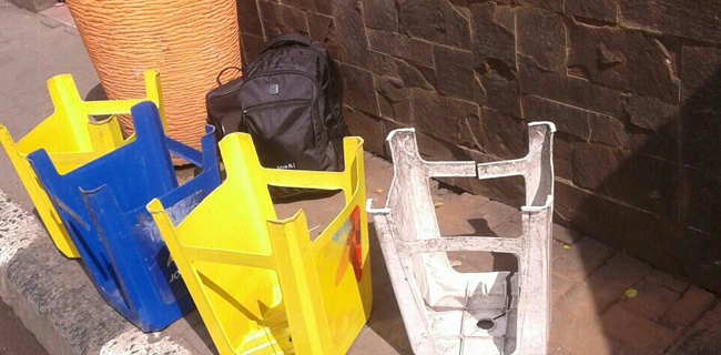 Polisi Selidiki Tas Misterius Di Depan ITC Depok