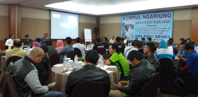 Serikat Buruh Dukung Eggi Sudjana Maju Di Pilkada Jabar