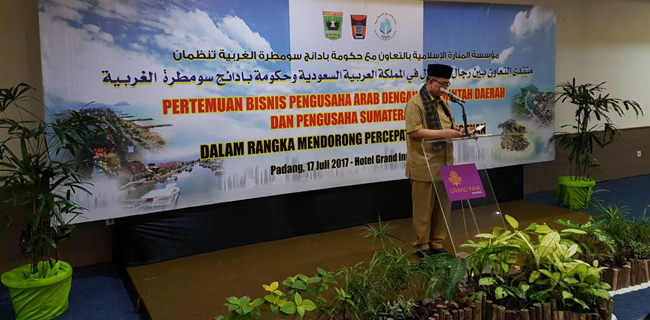 Pemprov Sumbar Gelar Karpet Merah Untuk Pengusaha Arab