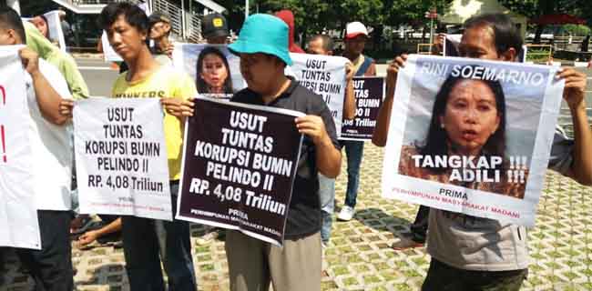 Demo PRISMA: Usut Korupsi Pelindo II Dan Tangkap Rini Soemarno