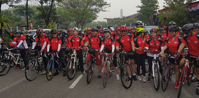 Para Mantan Menteri, Kepala Daerah Dan Pebisnis Gowes Bareng Di BSD City