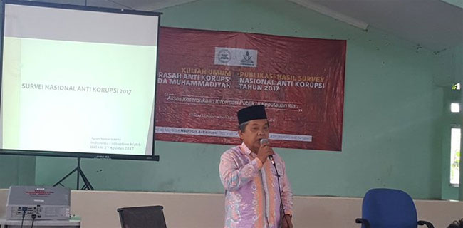 Pemuda Muhammadiyah Kepri Buka Kelas Madrasah Anti Korupsi