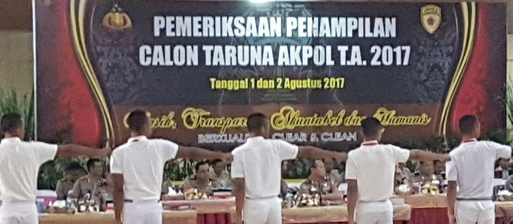 Wakapolri Pimpin Tes Pantukhir Calon Taruna Akpol 2017