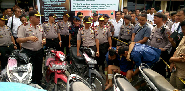 Kapolda Sumut: Pelaku Curanmor Kota Medan Cukup Profesional