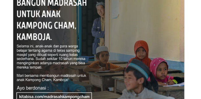 Bangun Madrasah Di Kamboja, 4 Mahasiswa IPB Galang Dana