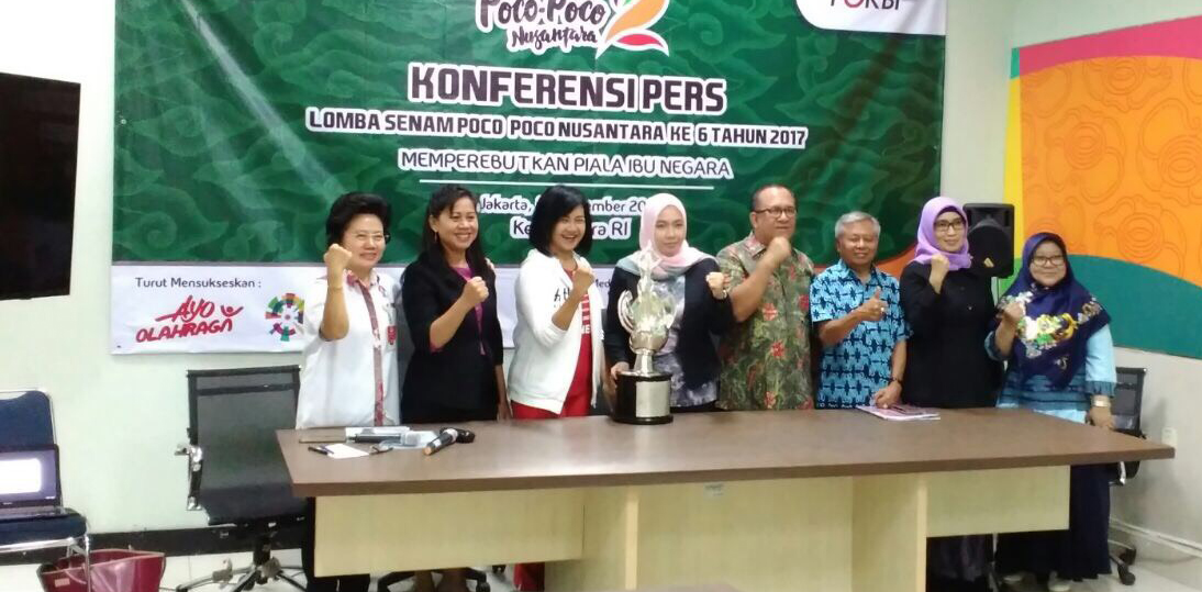 Senam Poco-poco Memperebutkan Piala Ibu Negara Dan Menpora