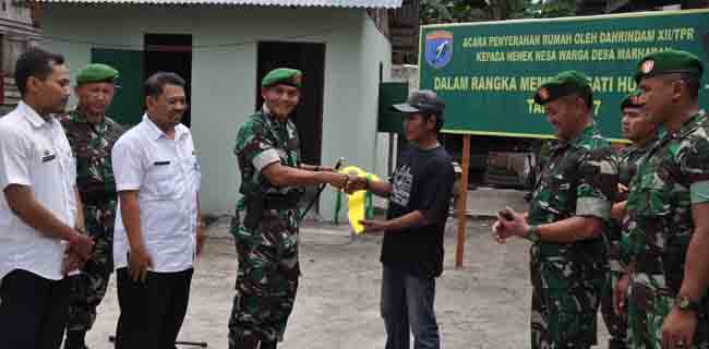 Bedah Rumah Kodam Tanjungpura Rampung, Nenek Nesa Tersenyum