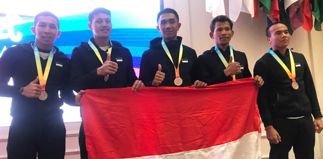 Penerjun Kopassus Juara Tiga Asiania 2017