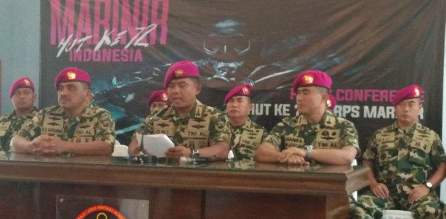 Rangkaian HUT Korps Marinir Dibuka Dengan Silaturahmi Bersama Media