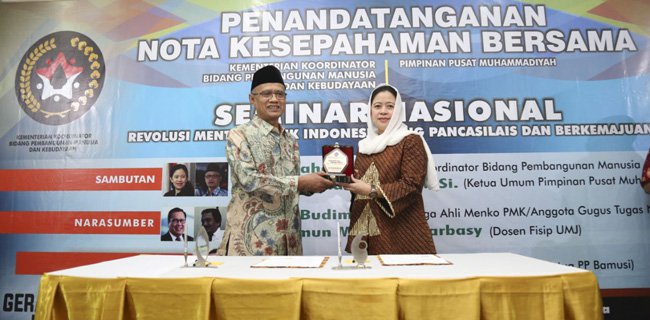 Menko PMK Gandeng Muhammadiyah Wujudkan Revolusi Mental