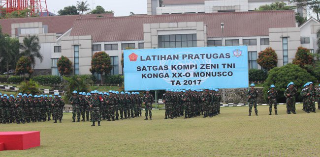 Komandan PMPP TNI Buka Latihan Pratugas Konga XX-O/Monusco