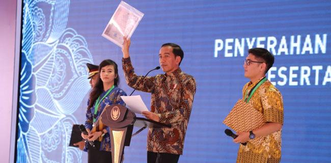 Ribuan Peserta Pemagangan Diganjar Serifikat Kompetensi Dari Presiden Jokowi