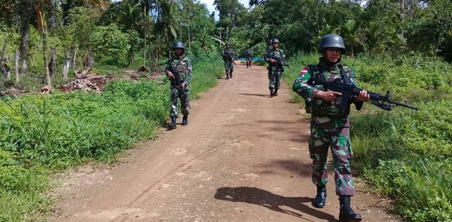 Jelang Pergantian Tahun, Prajurit TNI Tingkatkan Keamanan Di Perbatasan