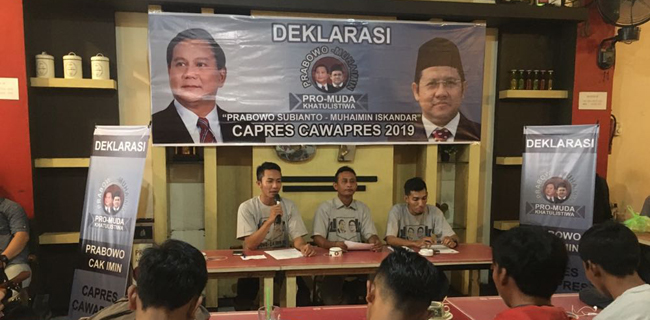 Pemuda-Pemudi Kalimantan Barat Dukung Prabowo-Cak Imin Di Pilpres 2019