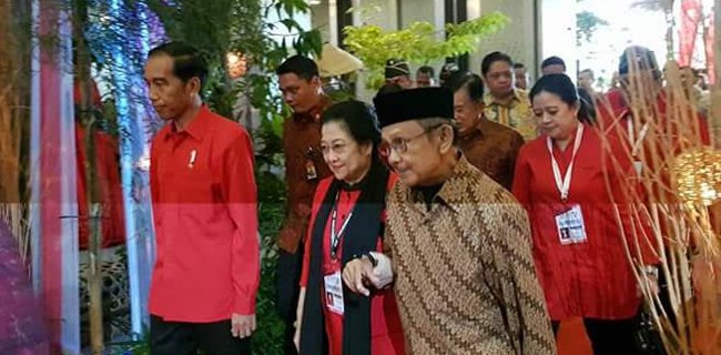 Jokowi, JK Hingga Habibie Hadiri Rakornas Tiga Pilar PDIP