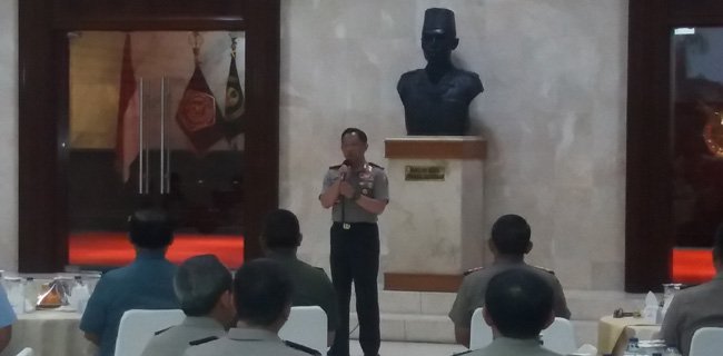 Kapolri Bertamu Ke Mabes TNI, Bicara Netralitas Di Tahun Politik