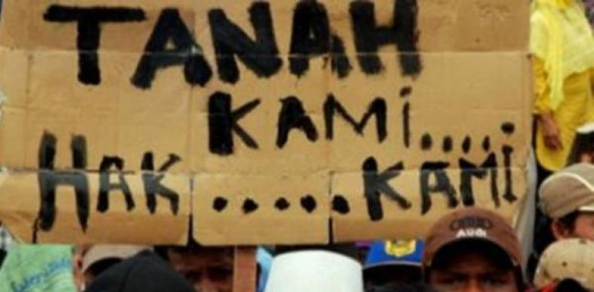 Ditagih Janji Jokowi Bentuk Lembaga Sengketa Tanah