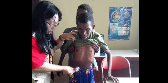 Baguna PDIP Tangani Wabah Campak Di Asmat