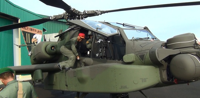 Delapan Heli Apache Perkuat Alutsista TNI AD