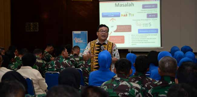 Korps Marinir Diceramahi Bahaya Hipertensi Dan Diabetes Militus