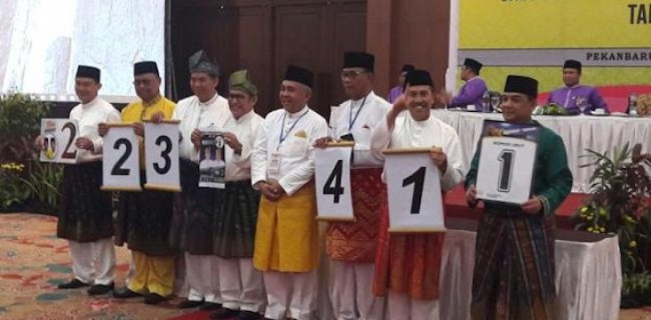 Petahana Pilgub Riau Dapat Nomor Urut Buncit