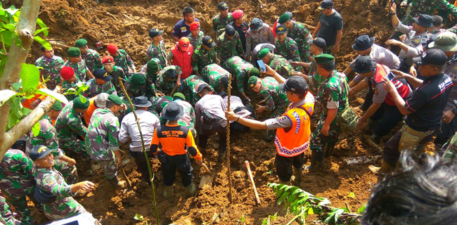 Satu Lagi Korban Longsor Cijeruk Ditemukan