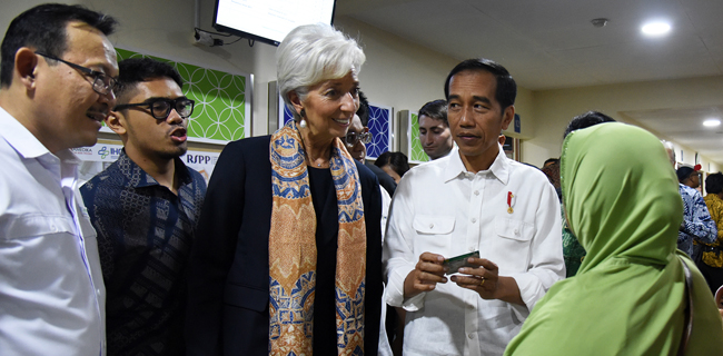 Lagarde Sampaikan Bravo Untuk Jokowi