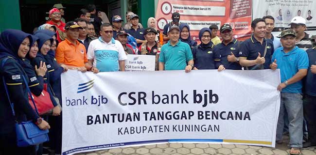 Bank BJB Salurkan CSR untuk Tanggap Bencana di Kuningan
