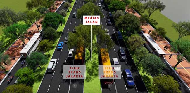 Desain Trotoar Anies