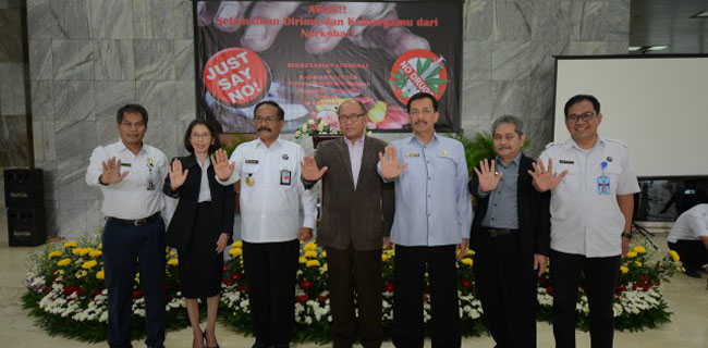 Setjen Dan BK DPR Berkomitmen Perangi Narkotika