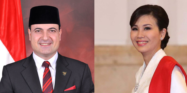 Anggap Veronica Tan Bawa Hoki, Sam Aliano Yakin Jadi Presiden 2019