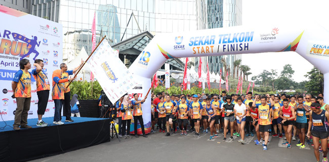 1.000 Peserta Ramaikan Sekar Telkom Fun Run