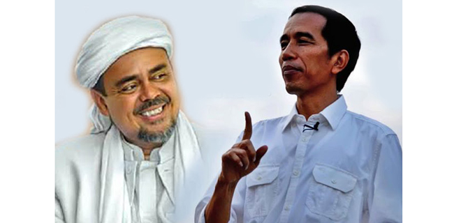 Saling Sandera Jokowi Dan Habib Rizieq