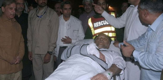 Pria Bersenjata Tembak Mendagri Pakistan Di Depan Publik