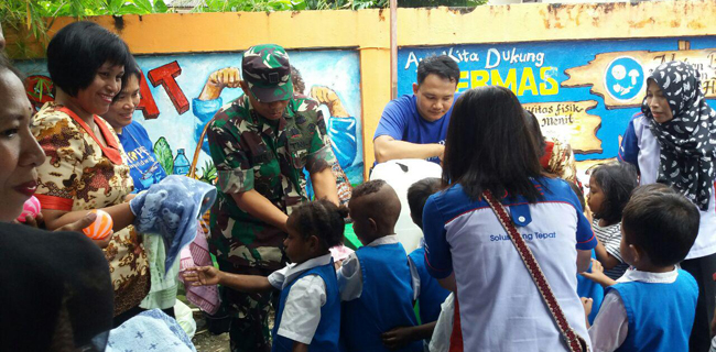 Koramil 1710-02/Timika Bersama Yayasan Hope Indonesia Gelar Penyuluhan Kesehatan