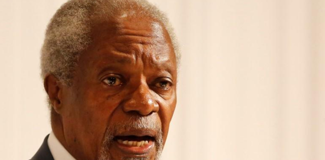 Kofi Annan: Facebook Harus Bergerak Lebih Cepat Daripada Pesan Kebencian