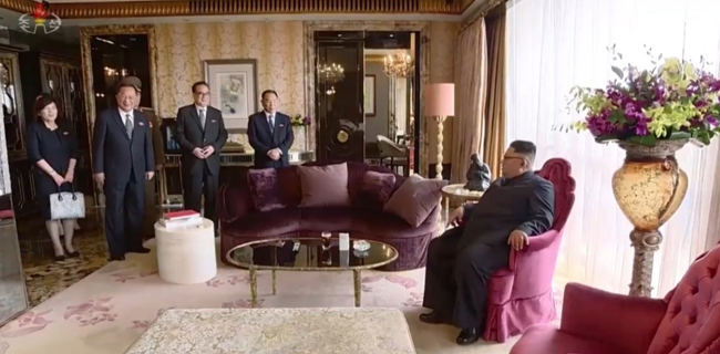 Korut Rilis Dokumentasi Perjalanan Kim Jong Un Di Singapura