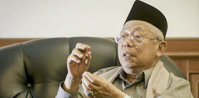 Kiai Ma'ruf Amin: Umat Islam Tidak Boleh Golput, Kita Pilih Yang Berkomitmen Sejahterakan Rakyat