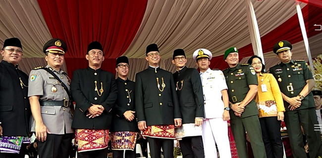 HUT Jakarta, Anies Berterimakasih Pada Guru Dan Alim Ulama