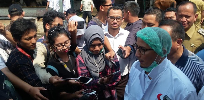 Sandi Imbau Pendatang Jangan Ke Jakarta Tanpa Punya Keahlian