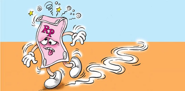 Rupiah Anjlok Lagi, Tembus Rp 14 Ribu