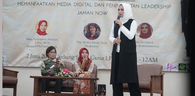 Istri Cagub Jabar Ini Ajak Anak Milenial Jadi Penggerak Perubahan