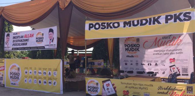 Posko Mudik PKS Kembali Hadir Berkonsep Ramah Keluarga