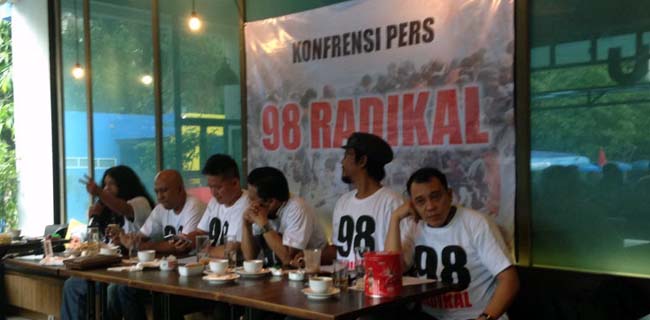 Aktivis 98: Tindakan Radikal Sering Disalahartikan Pemerintahan Jokowi