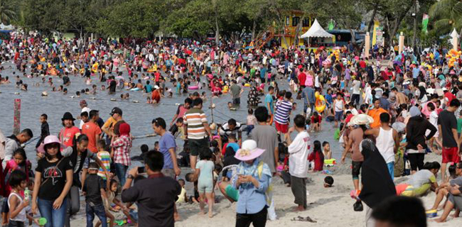 Sampai Tengah Hari, Pengunjung Ancol Hampir 50 Ribu Orang